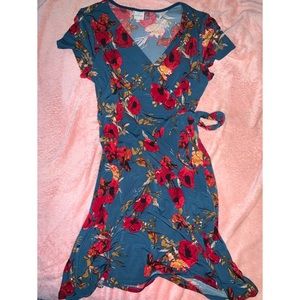 Stretchy floral dress